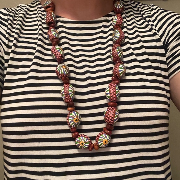 Jewelry - Hand-Painted Handcrafted Necklace